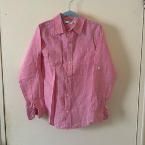 Janie and jack Linen Shirt size 8 New without tag